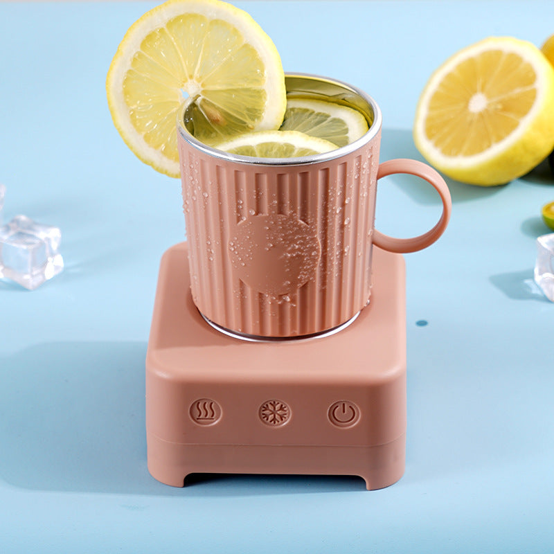 Mini Quick Cooling Cup Beer Beverage Rapid Refrigeration Ice Maker Machine Cold Drink Heating Home Dormitory Food Grade 400Ml Kitchen Gadgets