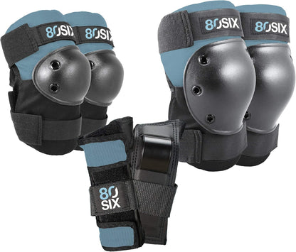 Kids Multi-Sport Pad Set with Wristguards, Elbow Pads, and Knee Pads, Designed by Industry Leading Brand
