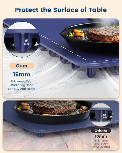 Foldable Electric Food Warming Mat – Fast Heat, 4 Temp Levels, Roll-Up Design for Home, Parties & Travel