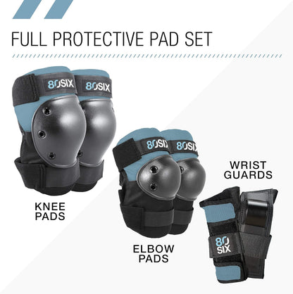 Kids Multi-Sport Pad Set with Wristguards, Elbow Pads, and Knee Pads, Designed by Industry Leading Brand