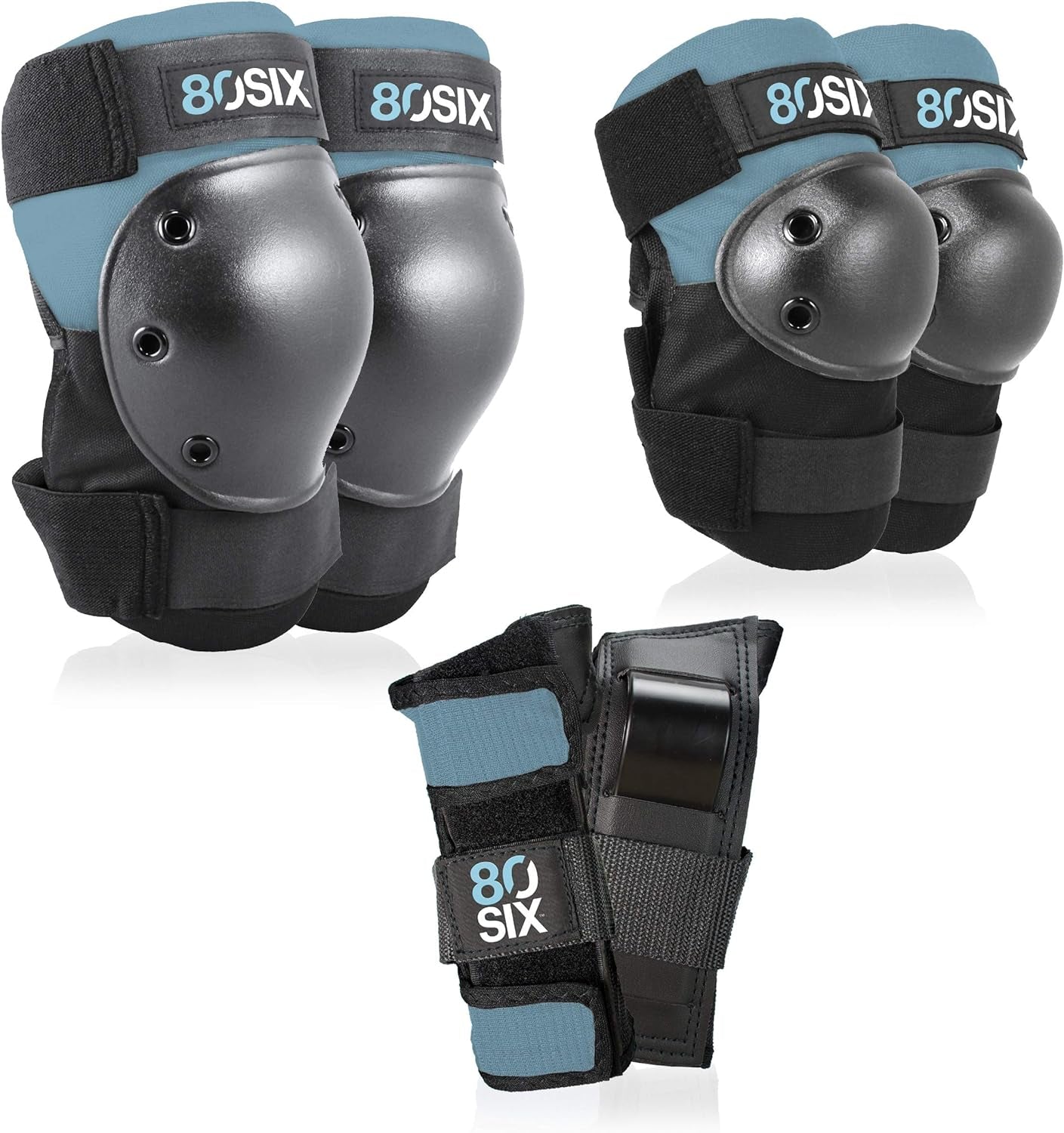 Kids Multi-Sport Pad Set with Wristguards, Elbow Pads, and Knee Pads, Designed by Industry Leading Brand