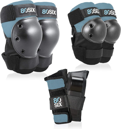Kids Multi-Sport Pad Set with Wristguards, Elbow Pads, and Knee Pads, Designed by Industry Leading Brand