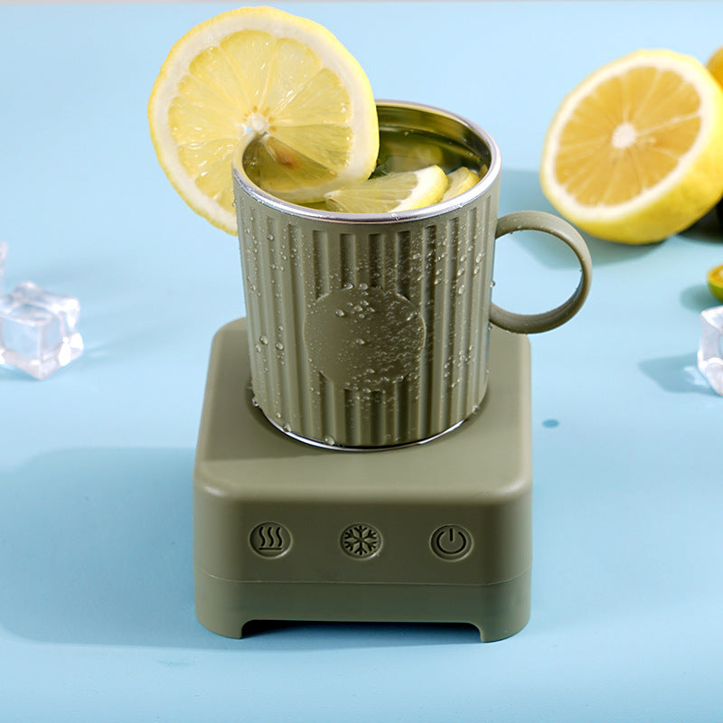 Mini Quick Cooling Cup Beer Beverage Rapid Refrigeration Ice Maker Machine Cold Drink Heating Home Dormitory Food Grade 400Ml Kitchen Gadgets