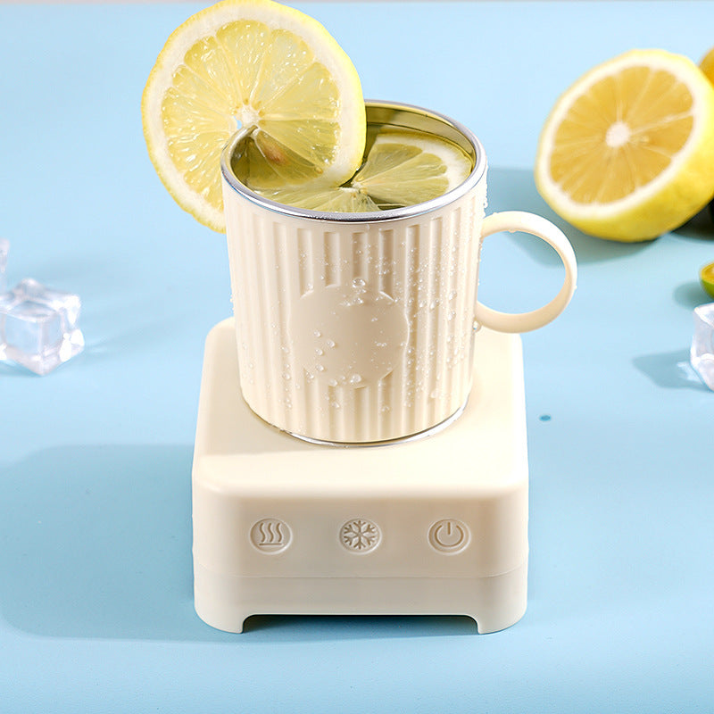 Mini Quick Cooling Cup Beer Beverage Rapid Refrigeration Ice Maker Machine Cold Drink Heating Home Dormitory Food Grade 400Ml Kitchen Gadgets