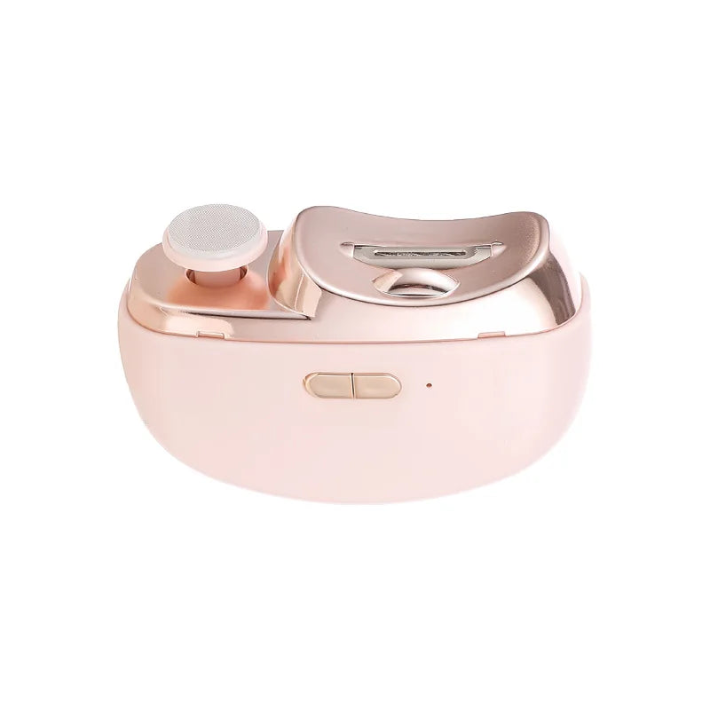 Electric Nail Clipper Safety Automatic Fingernail Clipper with Light Portable Polishing Nail Trimmer for Kids Adults Elderly