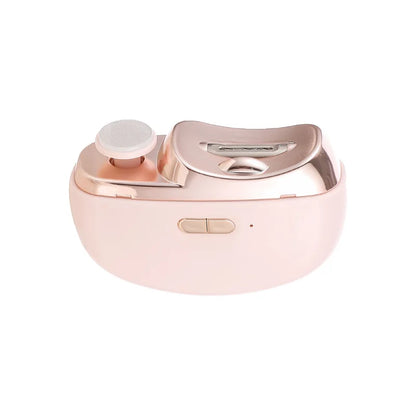 Electric Nail Clipper Safety Automatic Fingernail Clipper with Light Portable Polishing Nail Trimmer for Kids Adults Elderly